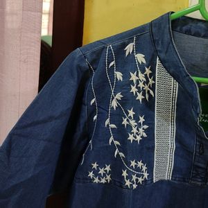 Beautiful Denim Look Kurti Size 36/38/40