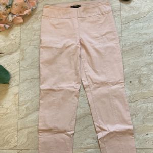 Peach Casual Trouser Pants