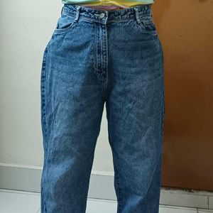 High Waisted Mom Fit Jeans