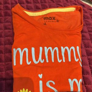 2-3 Year Old Top For Girl-three Tshirts