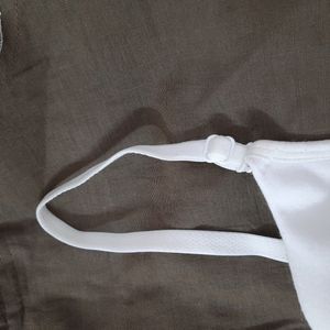 White Padded Bra 36B