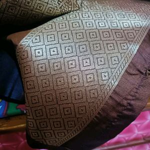 New Brown Silk Pattu Saree