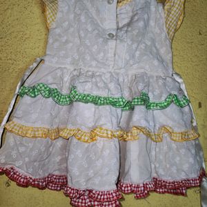 Cotton Baby Girl Dress N Frok