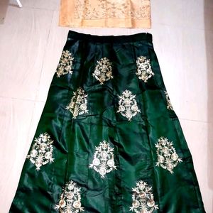 Pure Silk Lehenga Choli Material From Kalyan Silks