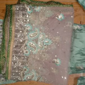 Embroidery Kurta With Heavy Work Dupatta