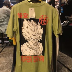 BRANDED PULL&BEAR OVERSIZED ANIME PRINTED T-SHIRT