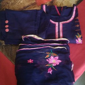 Beautiful Flowered Salwar Suit