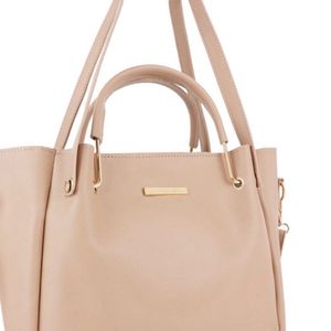 Like New Beige Lapis Lupo Bag