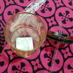 Glass Ware Fancy Sipper New