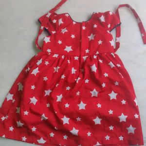 Cute ♥️ Red With Star Gown