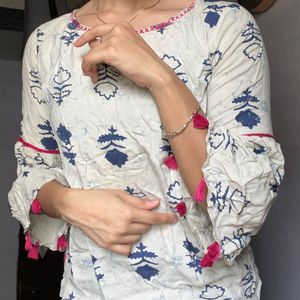 Bell Sleeves Cute Top