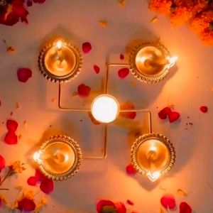 Combo Pack Of 4 Swastik Diya Usrli