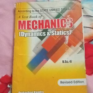 Mechanics Dynaics Statics B.Sc 2nd Year