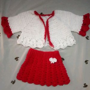 Crochet Baby Skirt Top