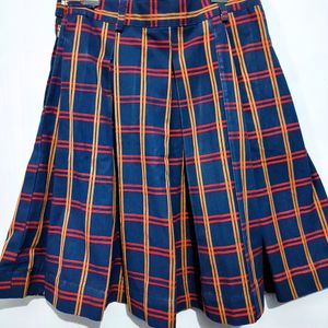 Plaid Pattern Skirt