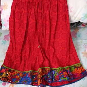 Ethnic Midi Skirt