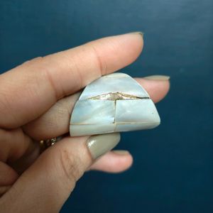 Old Abalone Shell Ring