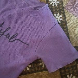 Lavender Crop Top