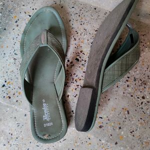 Sea Green Chappal / Flat Sandal - UK 6