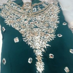 Green Kurta Garara Set