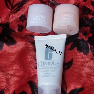 Clinique Face Moisturizer,Mask And Eye Cream