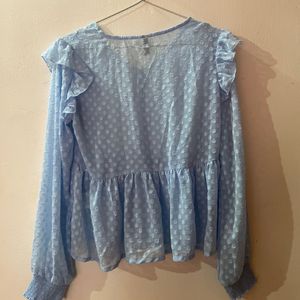 Rio Blue Full sleeve Top