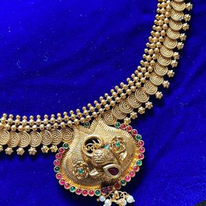 South Indian Necklace- One Gram Gold