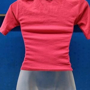 Korean Style Pink T Shirt