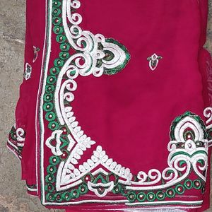 Heavy Embroidery Saree