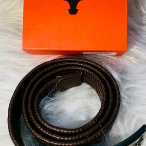 The Bulls Braided Leather Belt for Men