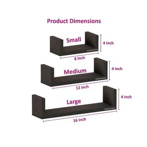 Wooden Shelf (Set Of 3)