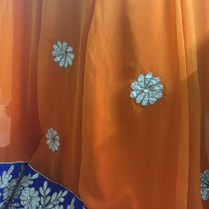 2-in -1 Use Lengha Plus Ethnic Skirt