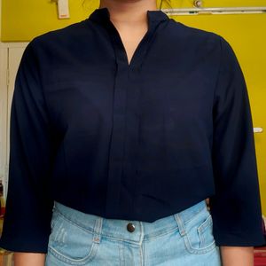 Formal Navy Blue Shirt by Rare!