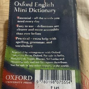 Oxford English Mini Dictionary…