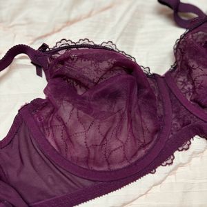 New Never Used Enamor Bra-Purple