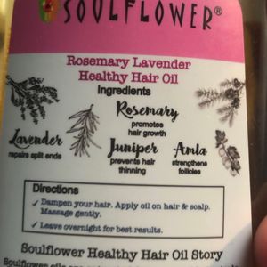 Hair Oil & Shampoo (Rosemary Lavender Pure Natural