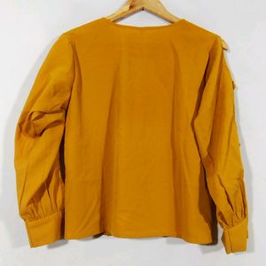 Mustard Yellow Casual Top (Women)