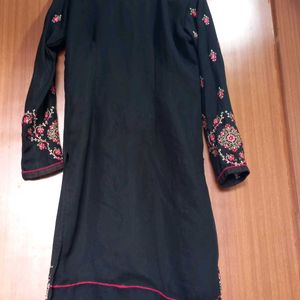 Black Kurta N Duppatta