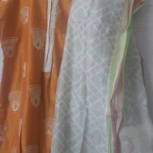 Full Suit Chandheri Silk