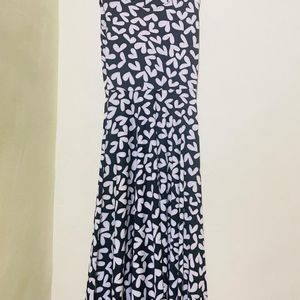 Black And White Stylish Full Dress