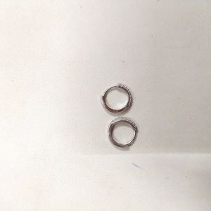 925 Sterling Silver Single Line Earrings 1 Pair