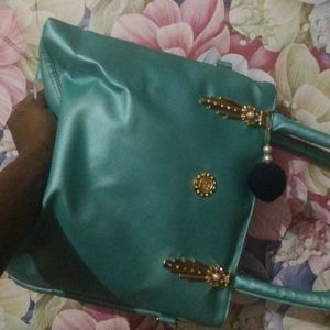 Attractive Women Handbags Sea green