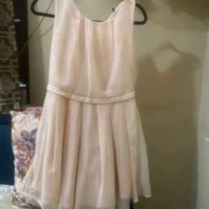 put your best offers nude shade short dress