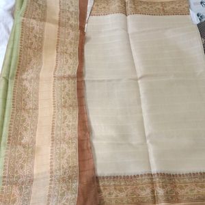 Decent Saree With Formal Use Tissue Material