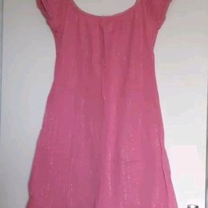 Pink Cottagecore Dress