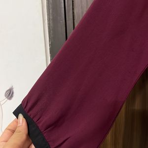 Burgundy Stylish Top