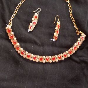 Necklace With Earrings