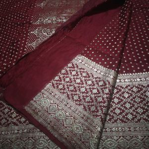 Old Vintage Banarasi Silk Saree