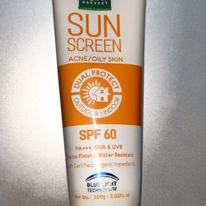 Organic Harvest SPF 60 Sunscreen(100gm)