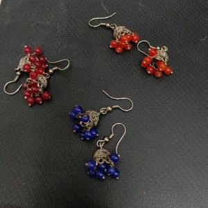 Metal Earrings,Hangings Combo